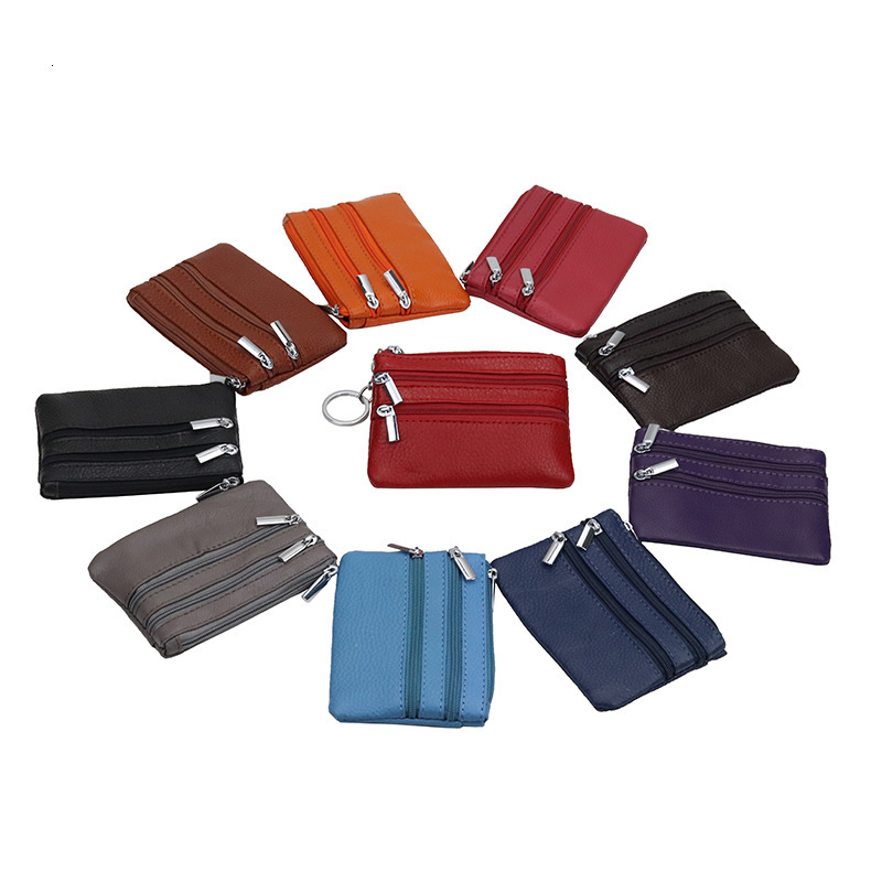 Free Shipping Designer Bag, First Layer Cowhide Key Box, European And American Coin Wallet, Bus Card Holder, Portable Credit Card Holder