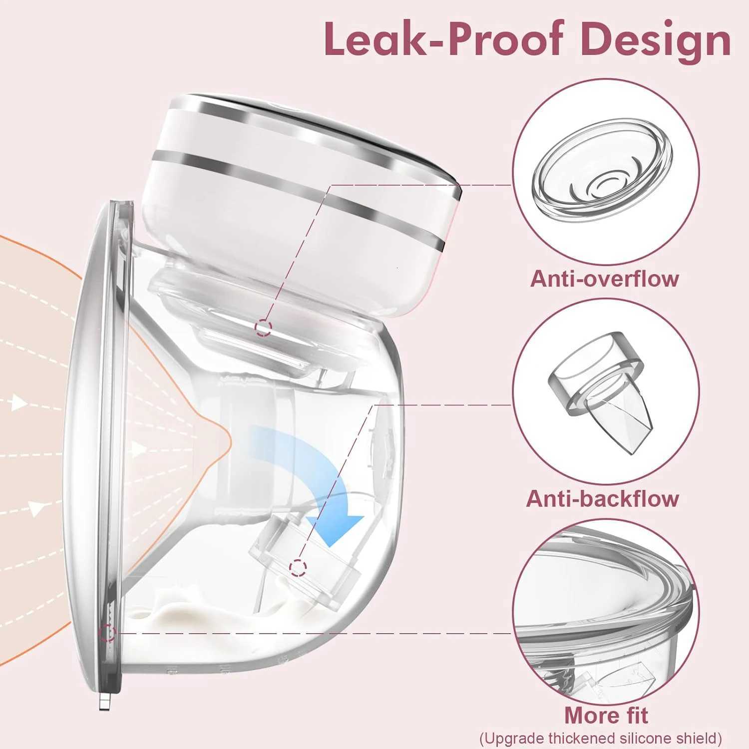 Wearable Intelligent Sucker Low Noise High Suction Electric Breast Sucker USB Charging Is A Must-have for Travel Accessories X250724