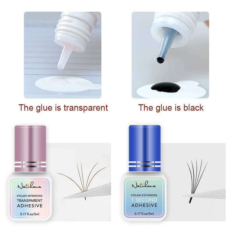 Professional 5ml 0.3S 0.5S 1S 2S 3S Eyelash Fast Drying Strong False Eye Lash Extension Glue Adhesive X250724