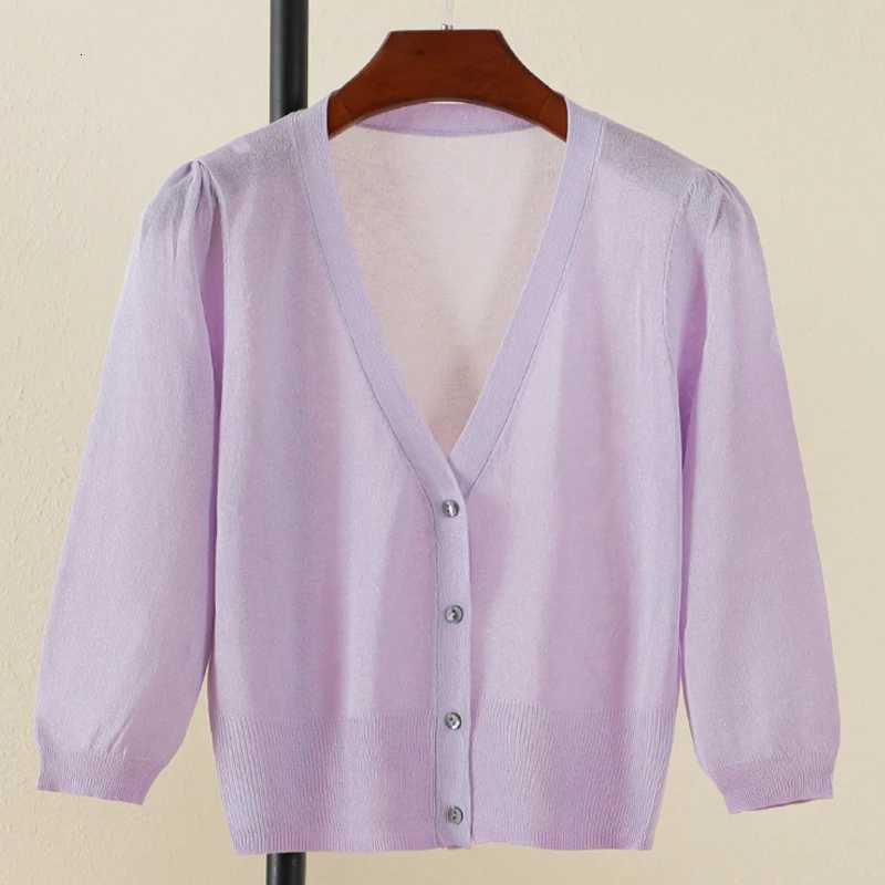 Summer Cardigan Women Crochet Top Long Sleeve Outerwear Bolero Women Knitted Ladies Sweaters Female V-neck Clothing Cropped Slim X250724