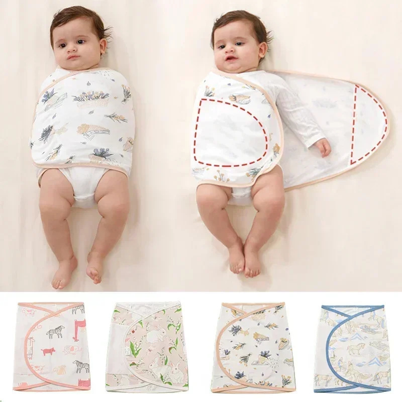Baby Swaddle Blanket 06 Months Strap Protect Belly Sleeping Wrap for born Thinstyle Summer 250724