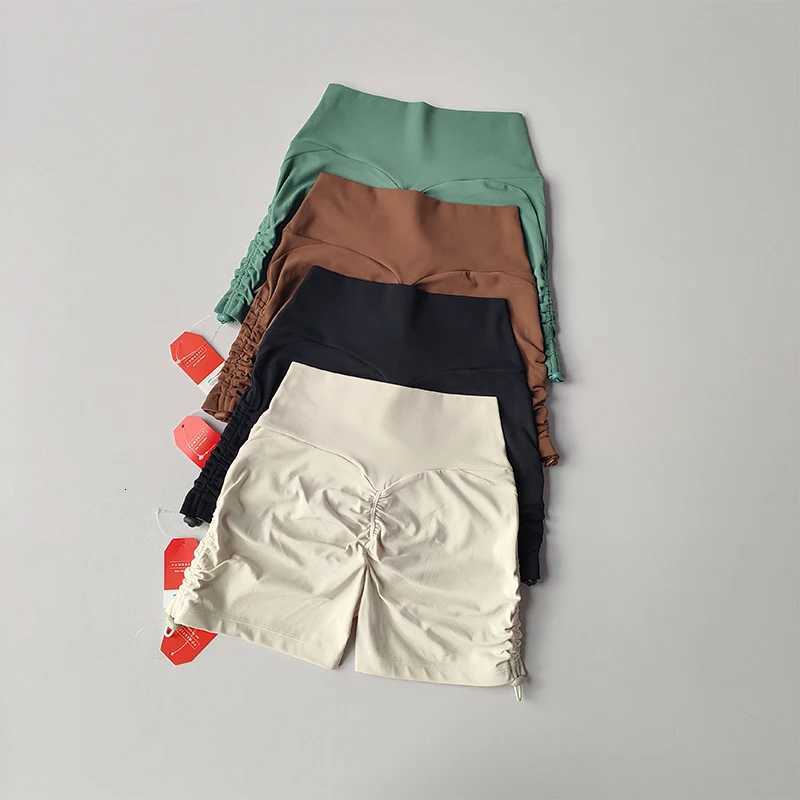 Hip Lifting Fitness Shorts for Women with Raised Hips High Waist Abdominal Contraction Outdoor Running Three Point Yoga Hot Pants XJ250724