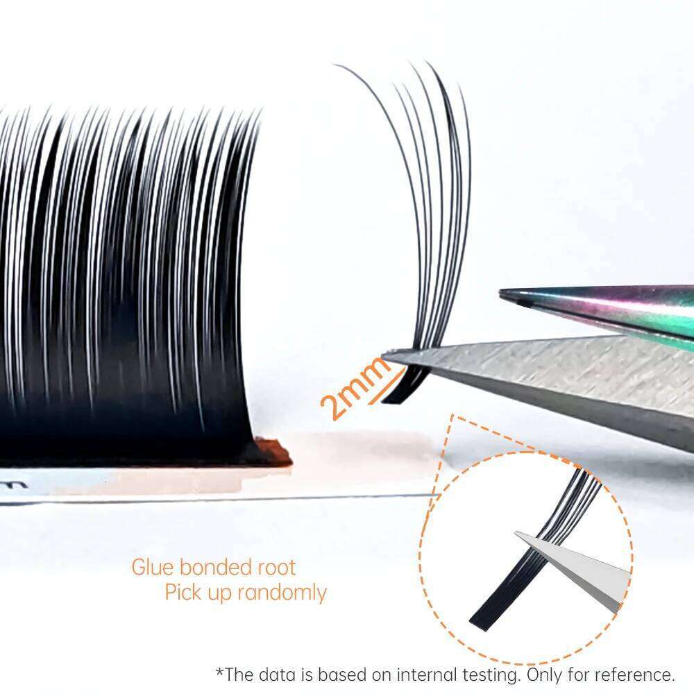 Yelix Camellia with Adhesive LC LB LJ C D Curl Eyelashes Natural Soft Eyelash Extensions Russian Volume Individual Lashes X250723