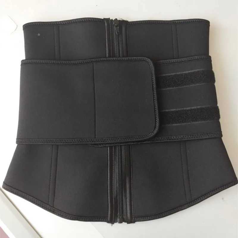 Plus Size Abdominal Belt High Compression Zipper Neoprene Waist Cincher Corset Underbust Body Shapewear Sweat Waist W250724