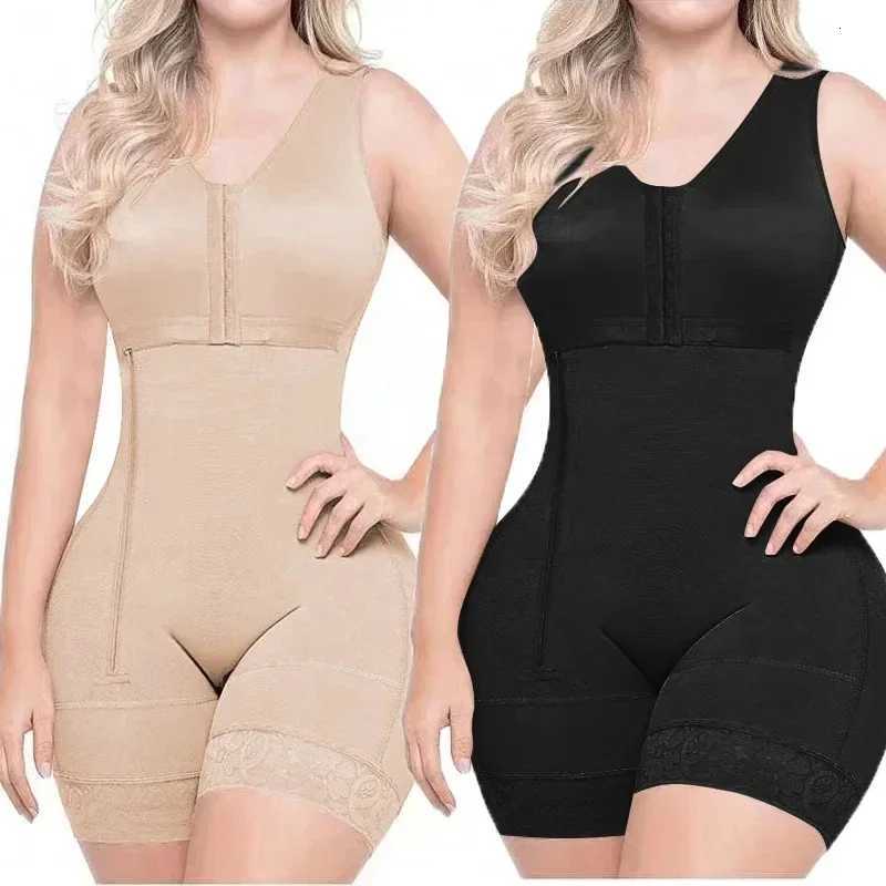 AfruliA Full Body Shapers Fajas Colombianas Girdles Bodysuits Corset Postpartum Belt Slimming Underwear Waist ShapewearW250724