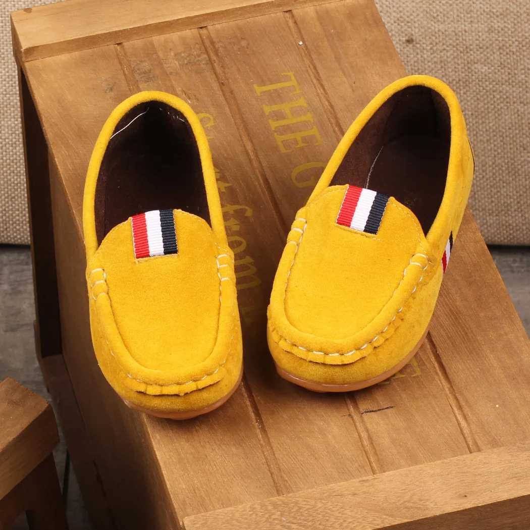 Fashion Boys Shoes Kids Children Soft Flats Sneakers Casual Shoes For Toddler Big Boy Classical Design British All-match Loafers XJ250724