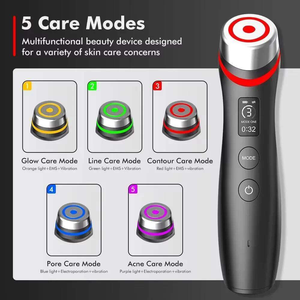 2025 Age Booster Pro Home Skincare Anti-aging beauty device portable Light Therapy Essentials Acne Treatment Device
