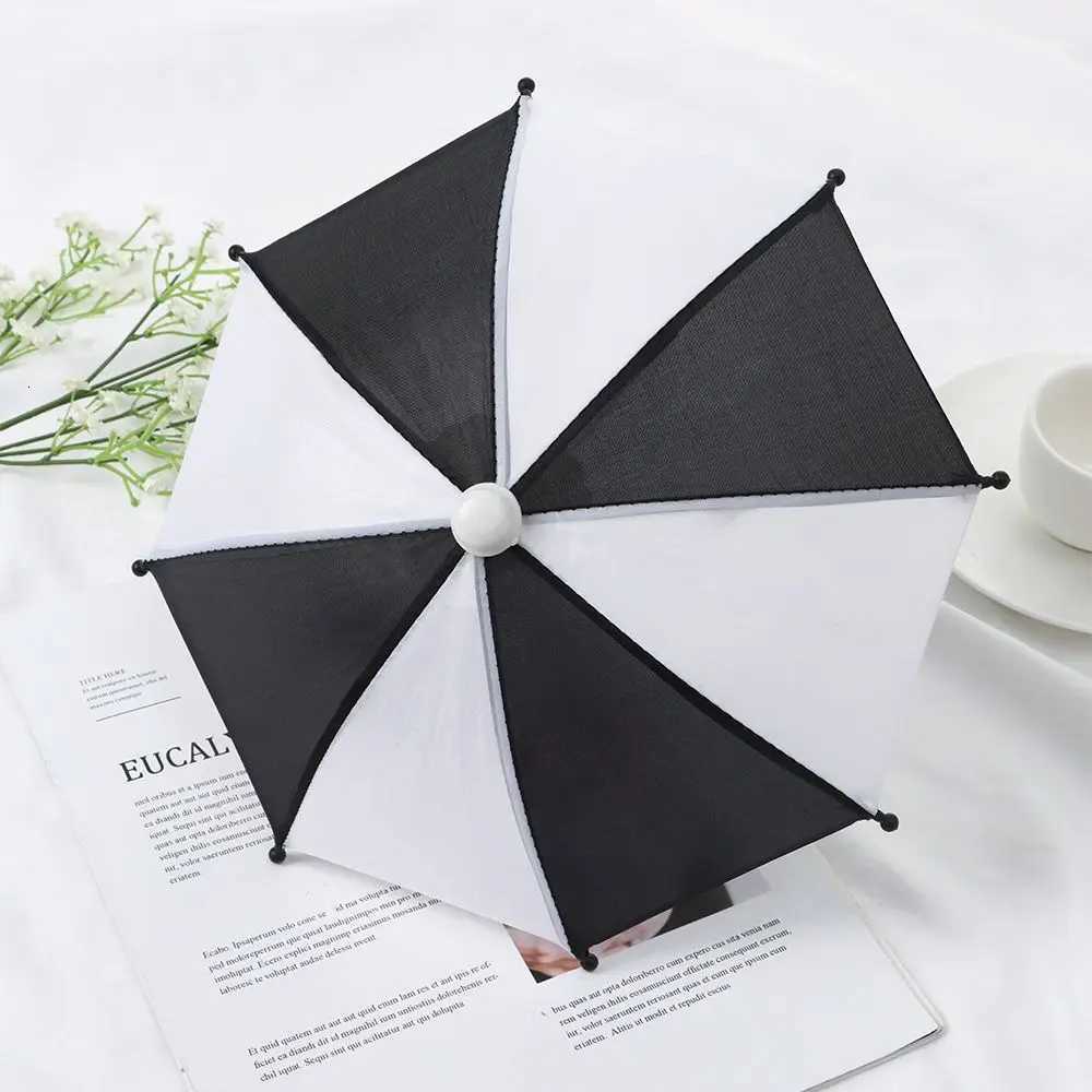 18 Inch/43CM Toy Kids Rainbow Colors Mini Rain Gear Colorful Doll Umbrella Color Matching Patch Dollhouse Accessories R250724