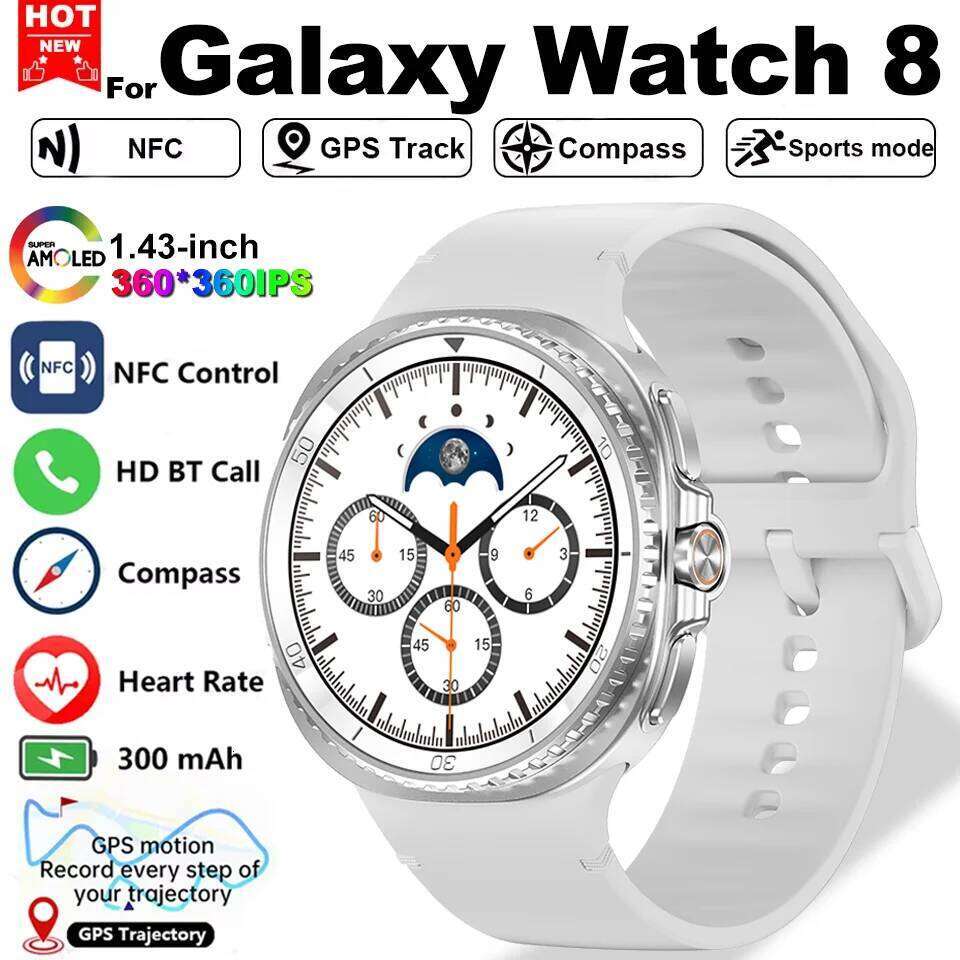 New Fashion Watch8 Ultra Watch Men AMOLED HD Screen Fiess BT Call NFC 3Atm Waterproof Sleep Smart Watch Women For Samung
