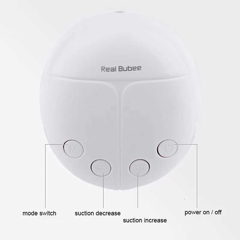 IMBABY Real Bubee Bilateral Electric Breast Pump Breast Pumping Milk Suction Large Automatic Massage Postpartum Breast Pump X250724