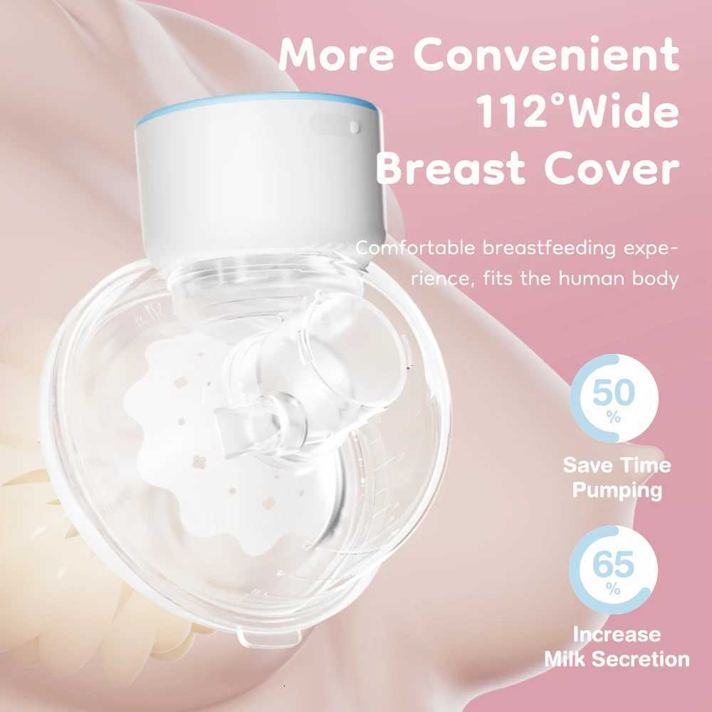 2025 New Hands-free Wearable Breast Pump Electric Fully Automatic Integrated Breast Pump Portable Breast Pump Breastfeeding X250724