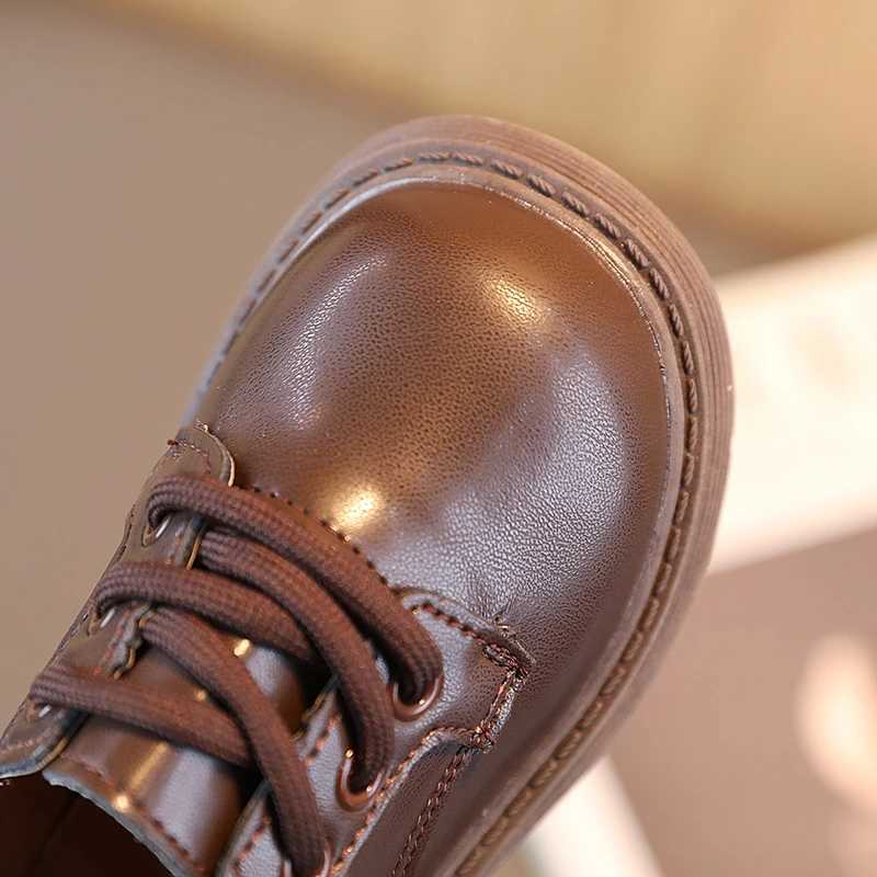 Spring Children Leather Shoes Unisex Light Toddler Kids Casual Shoes Elegant Black Brown 21-30 Fashion School Boys Girls Shoes XJ250724
