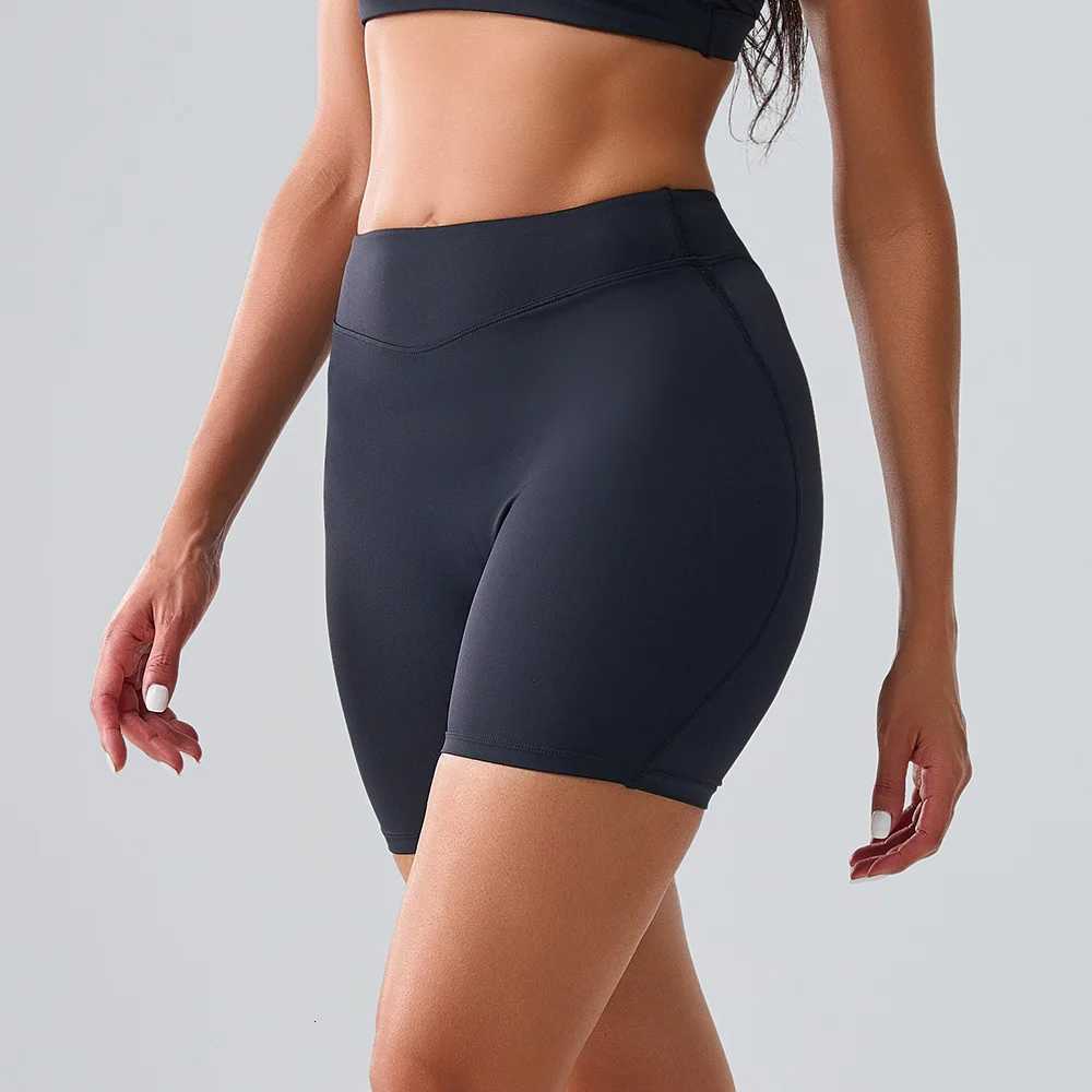Yoga Shorts Women High Waist Butt Lifting Workout Fitness Tights Tummy Control Gym Running Stretch Pants Casual Sports Shorts XJ250724