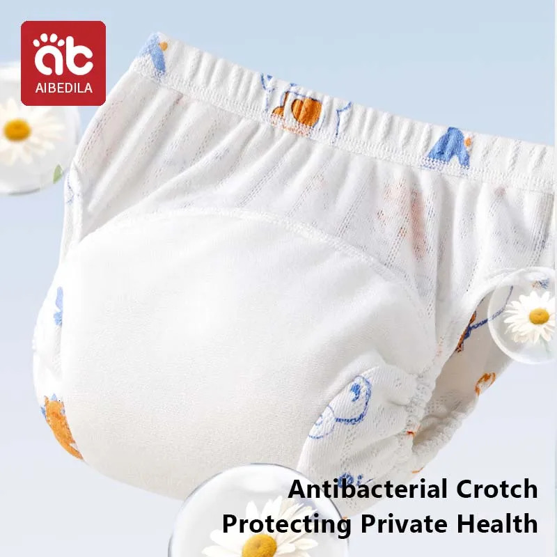 2pcs born Training Pants Cotton Thin Summer Baby Wide Shorts Washable Boy Girl Cloth Diapers Reusable Nappies Infant Underwear 250724