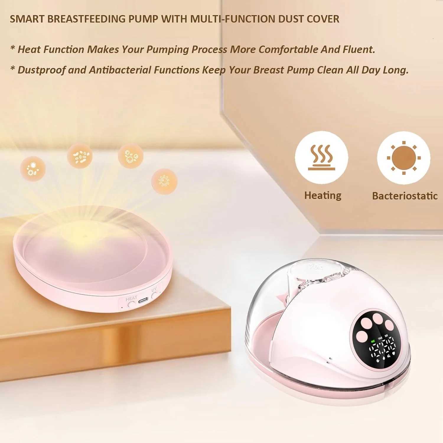 Hands-Free Wearable Breast Pump - Electric BPA-Free with Heating UV Sterilizer | Wireless Upgrade Option X2507241