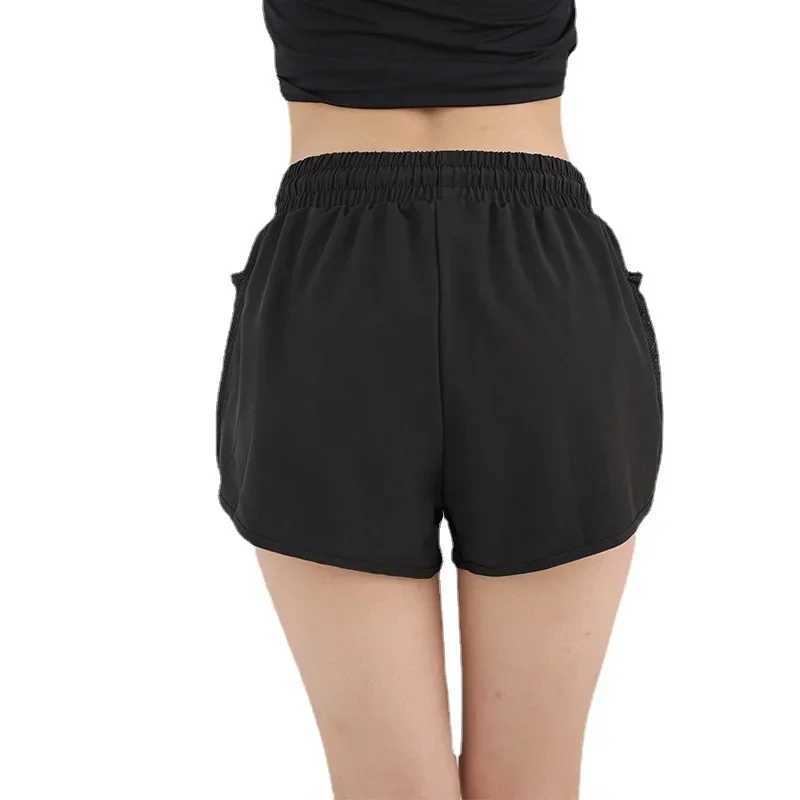 Yoga Shorts Womens Double Layered Quick-Dry Athletic Shorts for Outdoor Leisure Running Fitness Workout Gym Short Leggings XJ250724