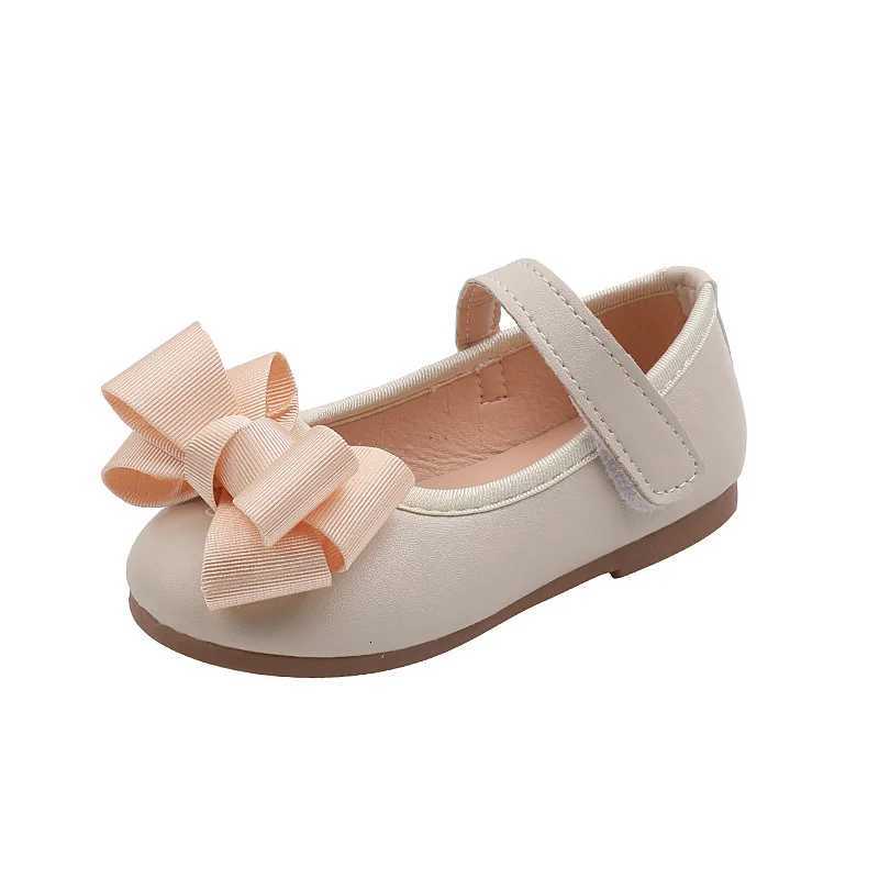 Girls Shoes Girl Leather Shoes Autumn Baby Walking Shoes Bow Mary Jane Flat Bottom Lolita Shoes Child Dress Shoes for Girls XJ250724