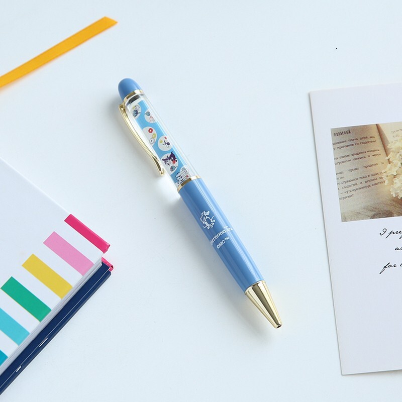 Japanese Afternoon Tea Snoopy Rotating Black Oil-Based Ballpoint Pen
