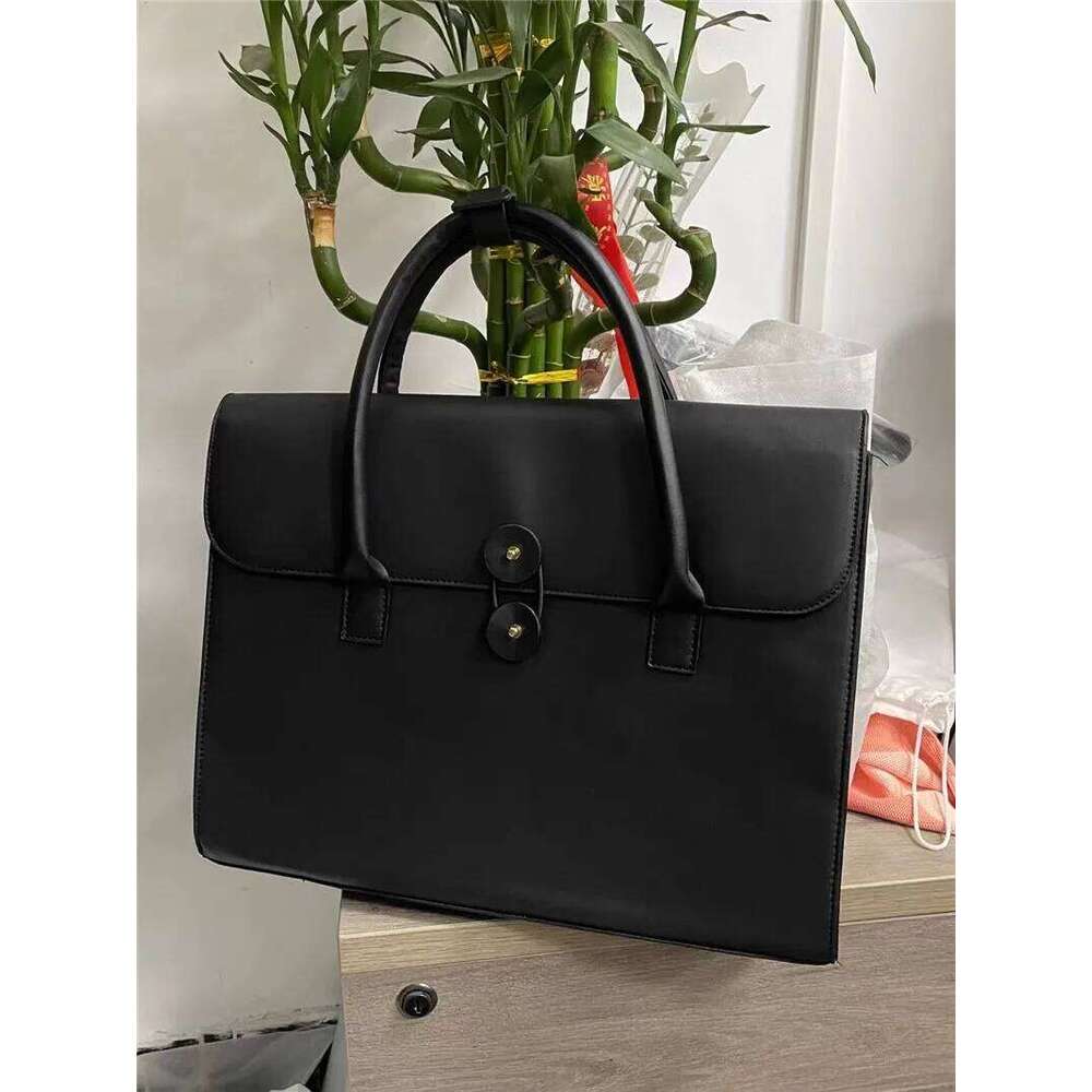 Vintage Women Laptop Briefcase 16 Inches Computer Bag Business Document Organizer Ipad Totes Pu Leather Ladies Handbag Black