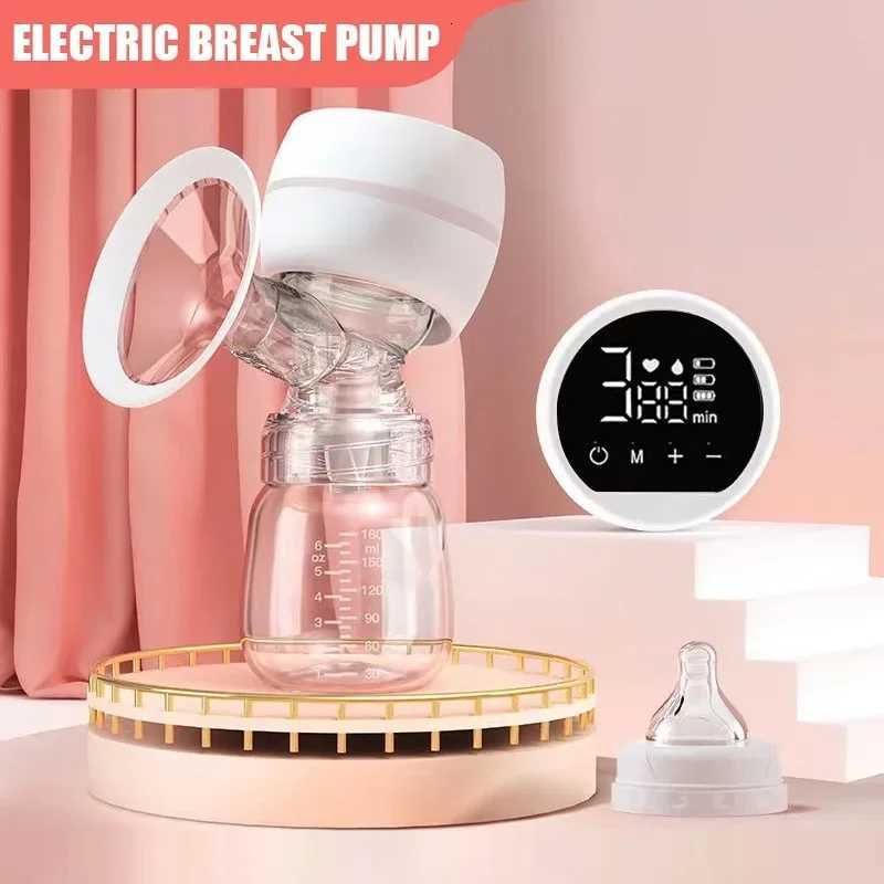 Portable Electric Breast Pump Breast Pump with LED Screen Milk Puller for Breastfeeding Low Noise 180ml Milk Bottle BPA-free X2507241