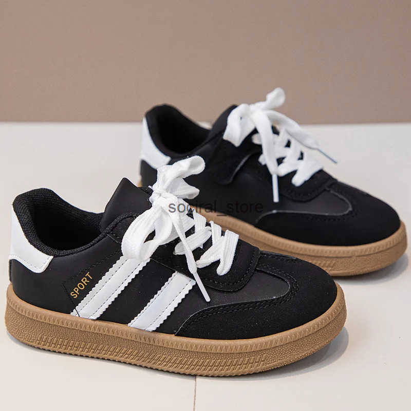 Children Tennis Shoes 2025 New Simple Kids Sneakers for Girls Patchwork Non-slip Boys Causal School Running Sneakers Non-slip Q250724