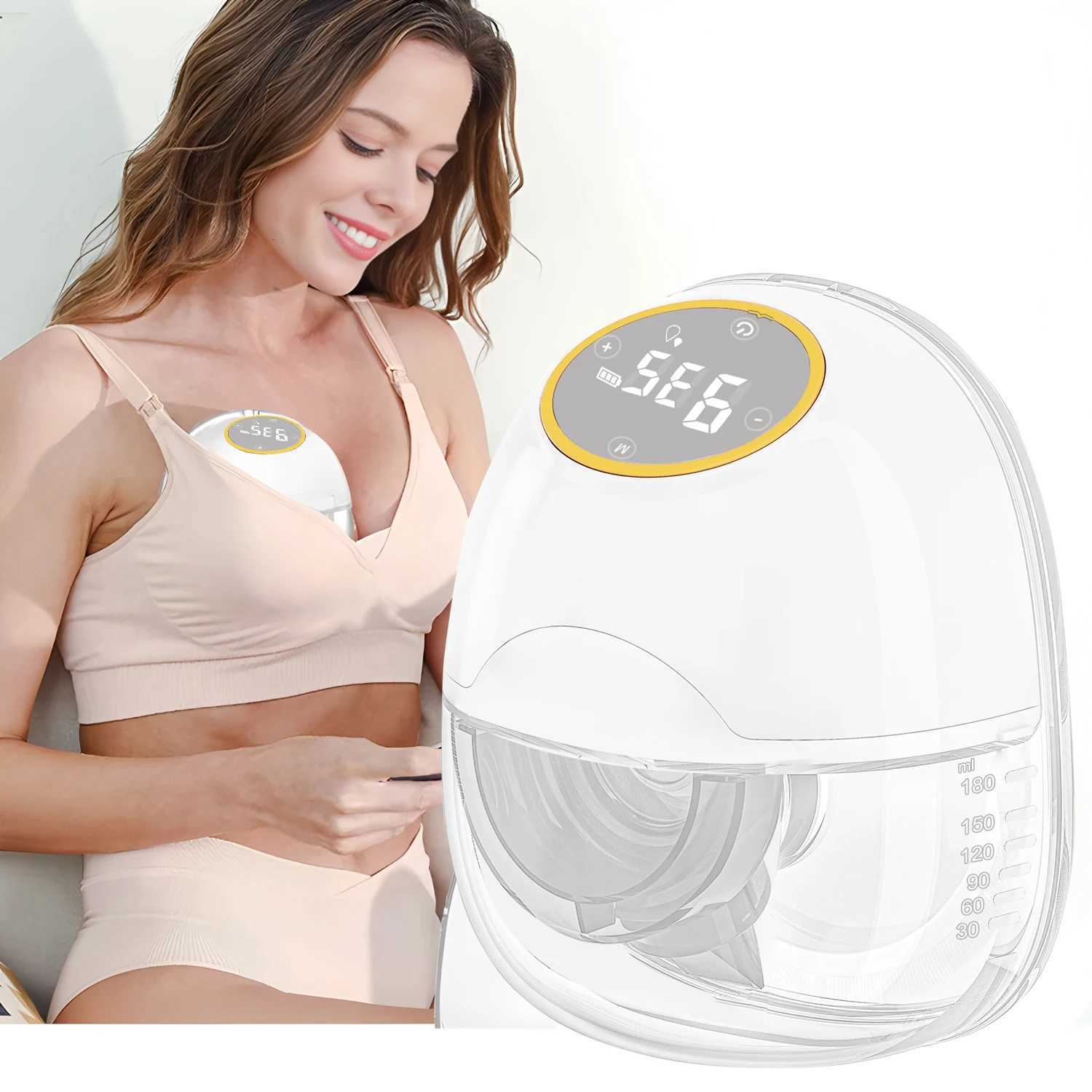 Wearable Electric Breast Pump Painless Fully Automatic Hands-Free Milk Collector Comfortable Breastfeeding Portable Low Noise X250724