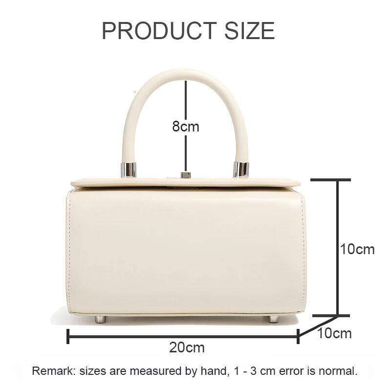 Summer Fashion Girls Simple Shoulder Slung Doctor Box Handbag Women Daily Commuting Crossbody Ladies Hand-held Small Square Bag