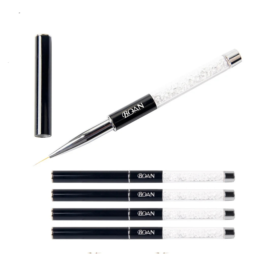 BQAN Professional 5mm/7mm/9mm Nail Brush Hand Draw Tips Drawing Line Painting Pen Tools Manicure Nail Art Brush Decoration 250716