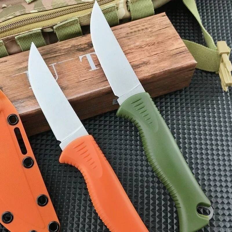 BM 15505 Straight Knife Nylon Fibre Handle D22 Blade Outdoor Hunting Self-defense Combat EDC Practical Tactical Knives high-quality