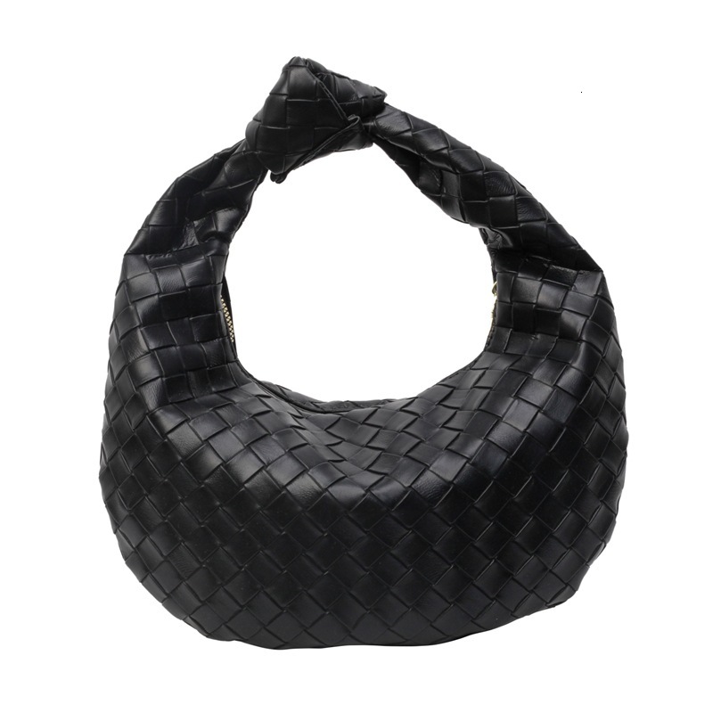 Free Shipping Designer Luxury Fashion Texture Women's Woven Bag Casual Vacation Handbag New Single Shoulder Armpit Bag Beach Bag