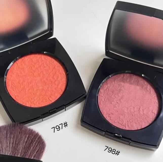 9g Makeup Blush 2 Colors Hormonie Blushes Blush Harmony Palette With Brush 797# 798# Brand Face Cheek Makeup Natural Nude Shade Beauty Cosmetics