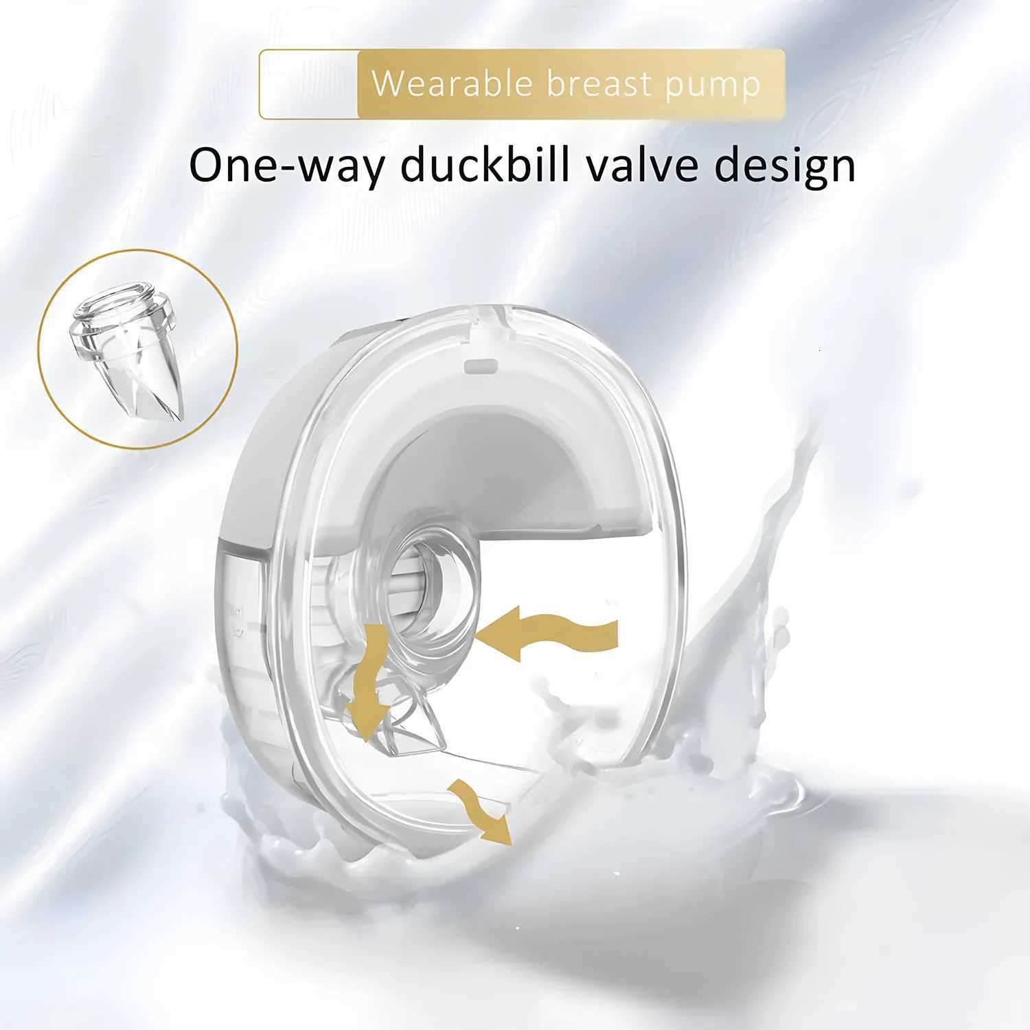 Wearable Breast Pump Smart Household Electric Breast Pumps Comfort Milk Collector with LED Display 3 Modes X250724
