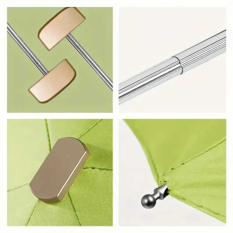 80% Off Mini UV Umbrella Small Pocket Travel Rain Parasol Vinyl Folding Sun Shade Umbrella UPF50+ Portable Capsule Umbrellas Umbrella R250724