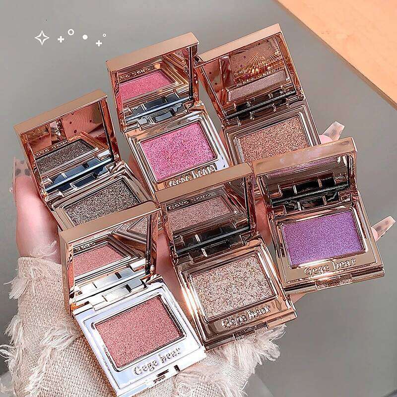 Monochrome Glitter Eyeshadow Pearlescent Highlighter Powder Dia Shadow Palette Bright Shiny Eye Makeup Cosmetics X250723 X250724