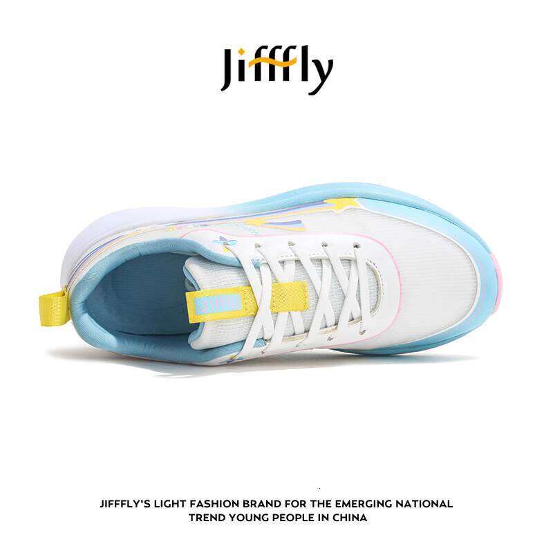 Jifffly Women's Sports 2025 Summer New Lightweight Breathable Soft Sole Shock Absorption Low Top Running Shoes