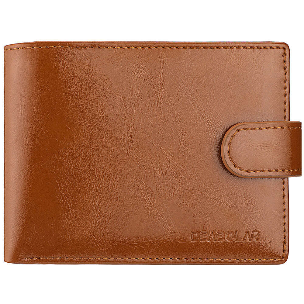 Classic PU Leather Material Men's Multifunctional Short Anti-theft Brush Wallet wallet designer mens wallet wallet designer mens wallet wallet de