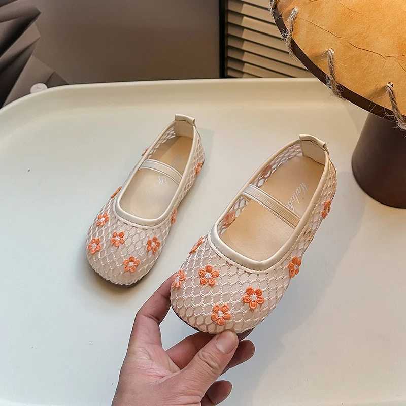 Girls PU Leather Shoes Flower Fashion Princess Shoes Soft Sole Anti Slip Elegant Mary Jane Childrens Casual Toddler Flat Shoes XJ250724