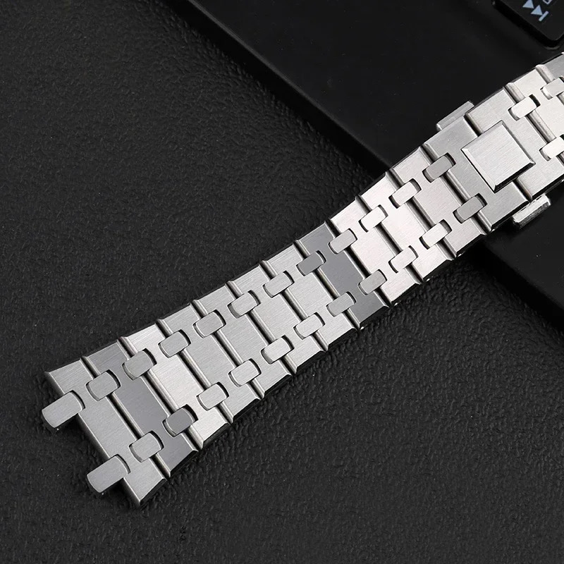21mm 26mm Watchband Men Women Full Stainless Steel Bracelet For Watch Strap Folding Buckle Strap 250723
