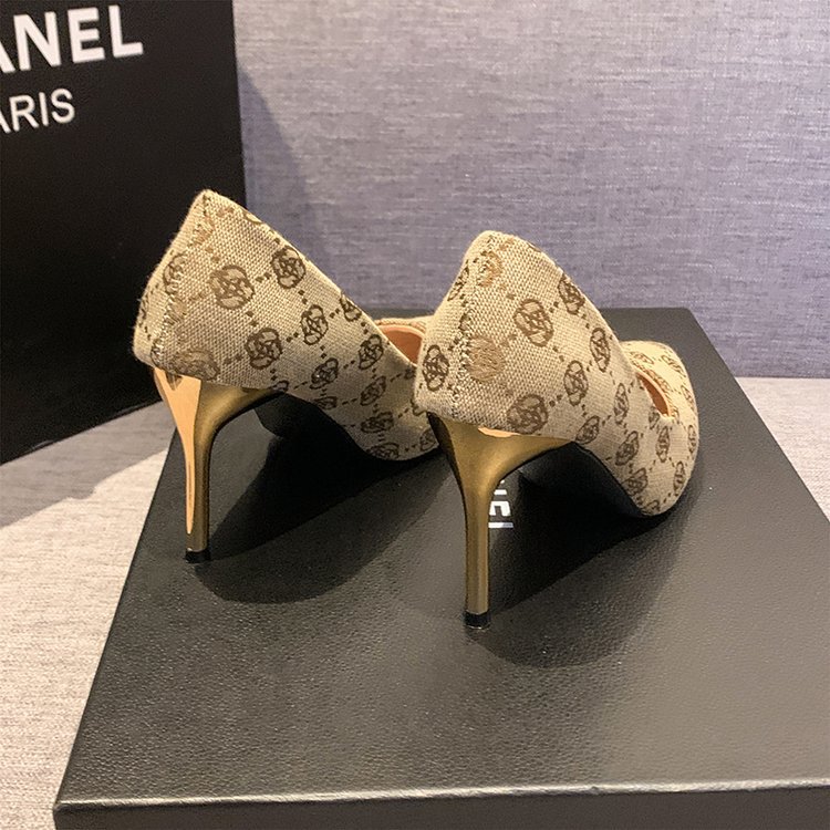 free shipping designer high heels A-line high-heeled sandals letter 7cm 9cm heel high-heeled shoes women's shoes