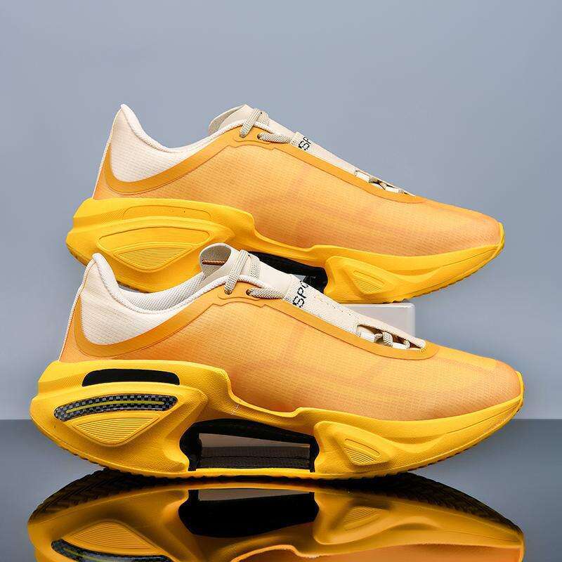 Dajueying 3 Arch Carbon Plate Men and Women, Ultra-light High Elasticity Shock Absorption Casual Sports for Couples, Mesh Running Shoes