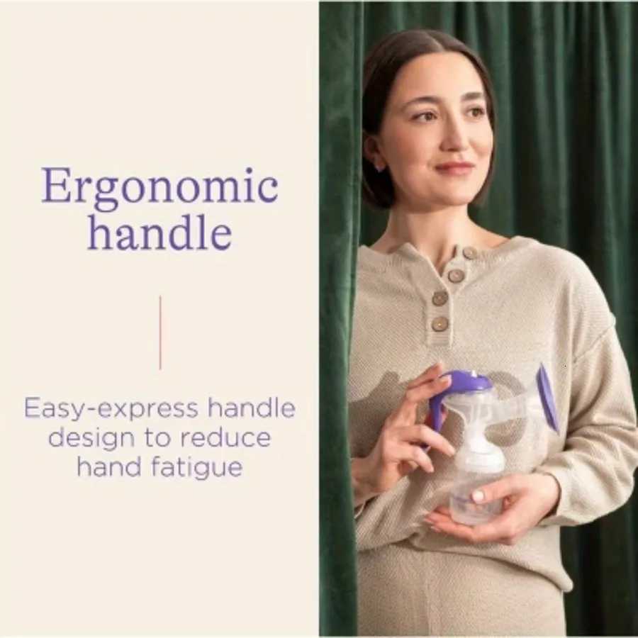 Manual Breast Pump ERGONOMIC HANDLE - Easy-express handle design to reduce hand fatigue X250724