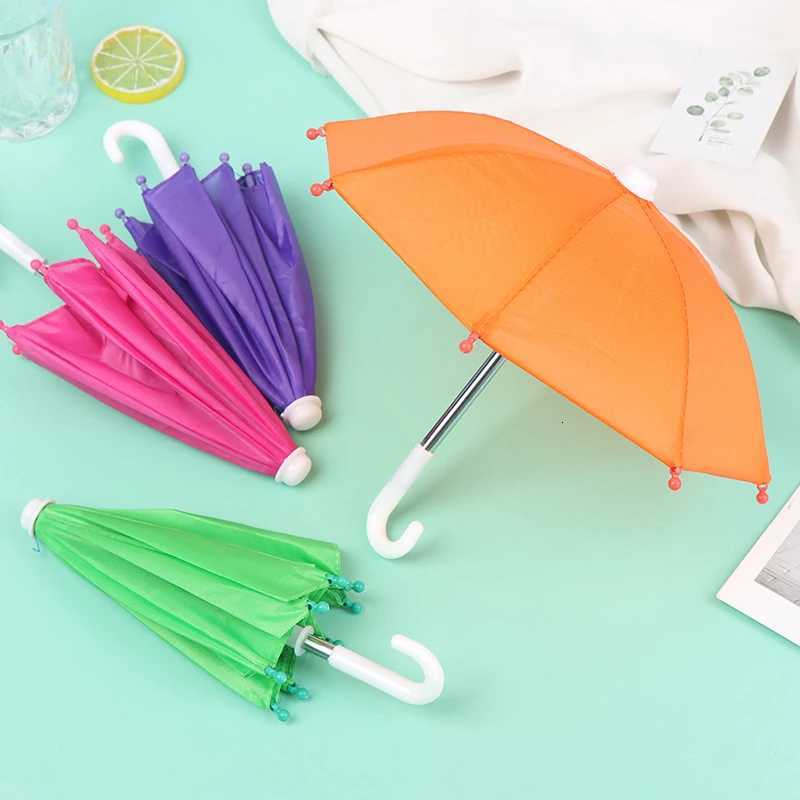 1Pc Baby Doll Rain Gear Toy Umbrella Mini Umbrella Doll Accessories Children Multicolor Toy Clothing Decoration R250724
