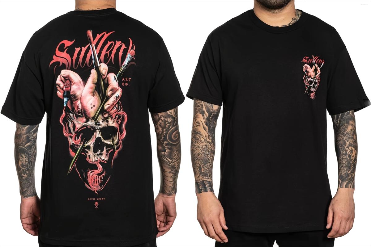 Men's T Shirts Sullen Kokot Standard Short Sleeve Shirt Graphic Unisex Men Women Summer ddmymarket