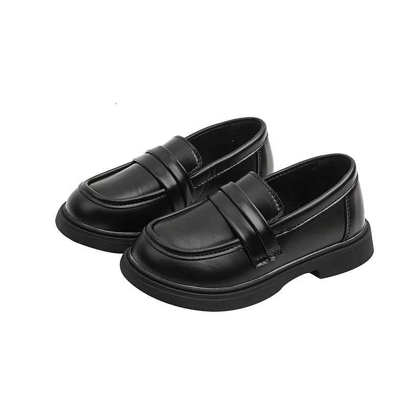 Girls Loafers Round-toe Children Fashion Princess Leather Shoes for Girls Wedding Boys Kids Uniform School Shoes Soft All Match XJ250724