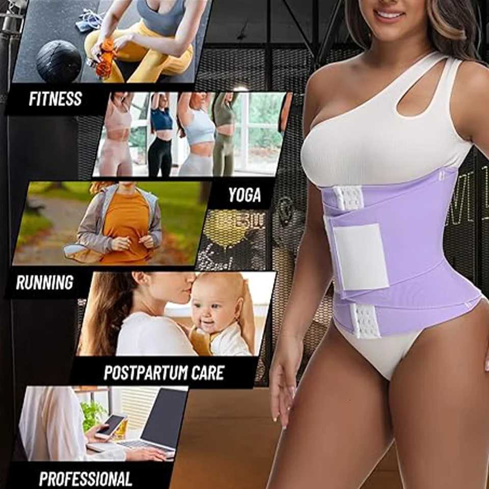 Women Binders Waist Corset Body Shaper Slimming Hourglass Waist Belt Tummy Control Daily Flat Belly Postpartum Girdle W250724