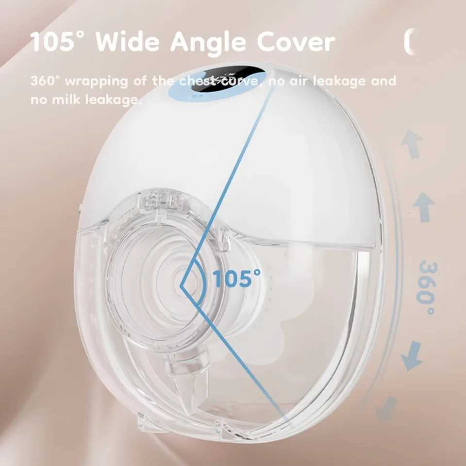 1PCS Wearable Electric Breast Pump 4 Modes 36 Levels Comfort Milk Collector Portable Electric Breast Pump BPA FREE 210Ml X250724