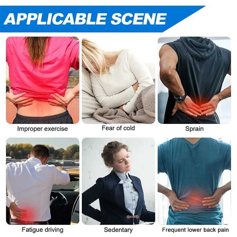 Adjustable Waist Belt Brace Self Heating Magnetic Back Waist Support Belt Lumbar Brace Massage Band W250724