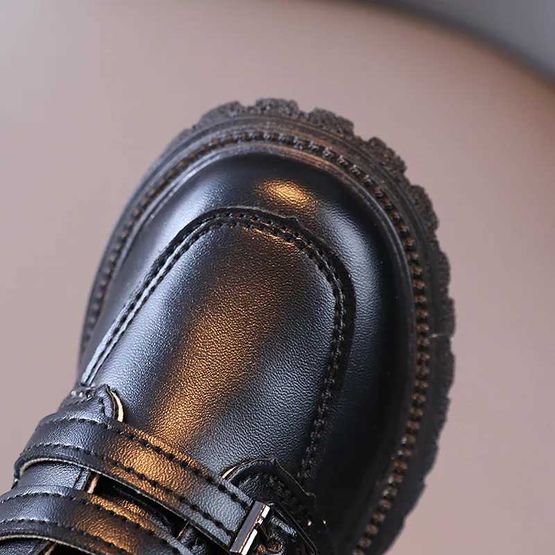 Children Leather Shoes for Boys Kids Black Brown School Girls Shoes Fashion Soft Sole Casual Shoes Toddler Single Shoes Loafers XJ250724