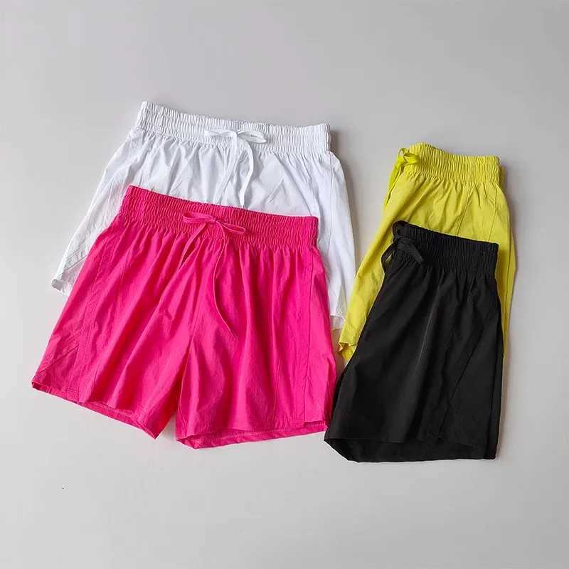 2-in-1 Quick-dry Yoga Shorts for Women Summer Sports Mesh Breathable Fitness Shorts High Waist Fitness Running Shorts XJ250724
