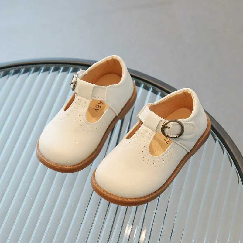 Spring Autumn Child T-belt Leather Shoes Girl Princess Shoe British Boy Single Shoe Breathable Mary Jane Shoes College Kid Shoes XJ250724